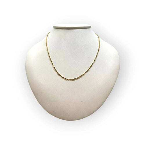 Chaîne maille forçat en or jaune 58 Facettes 330100882
