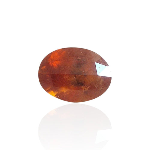 Grenat spessartite - Pierre ovale mixte de Zambie 3,270 ct 58 Facettes #26-140-GRSPOV