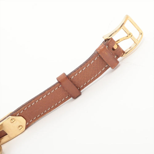 Hermès Kelly - Montre cadenas plaquée or jaune 58 Facettes Hermès Kelly