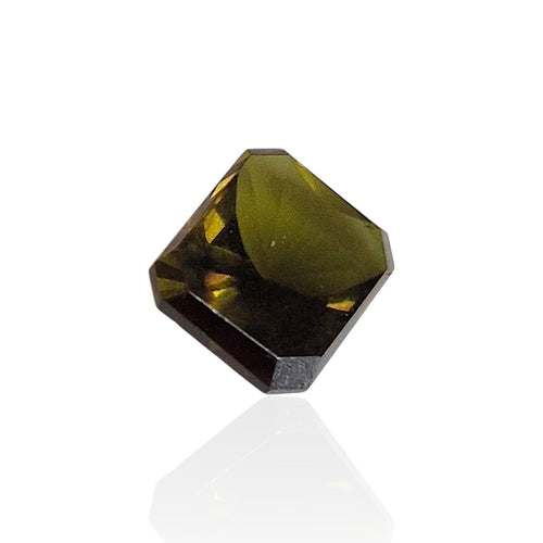 Tourmaline dravite - Pierre rectangle mixte 2,73 ct champagne 58 Facettes #26-142-TMDRRE