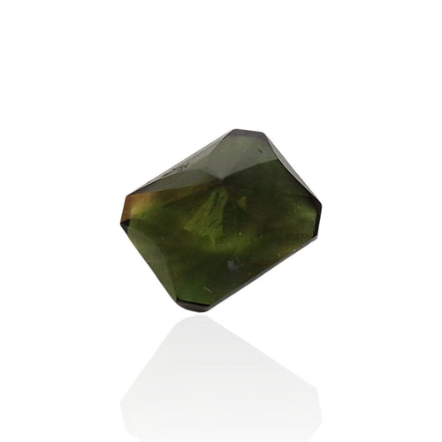Tourmaline dravite - Pierre rectangle mixte 2,73 ct champagne 58 Facettes #26-142-TMDRRE