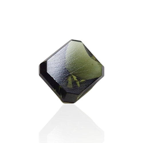 Tourmaline dravite - Pierre rectangle mixte 2,73 ct champagne 58 Facettes #26-142-TMDRRE