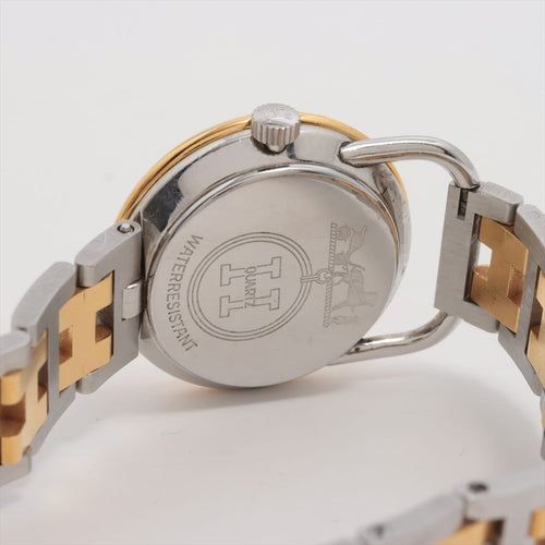 Hermès Arceau - Montre bicolore en acier et plaqué or jaune 58 Facettes Hermès Arceau