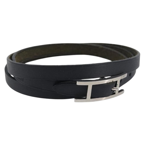 Bracelet Hermès Hapi 3 - Bracelet en cuir et métal 58 Facettes jv6ymd2zjg