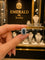 Bague 55 Bague rectangulaire en or blanc, topaze bleue et diamants 58 Facettes 50497