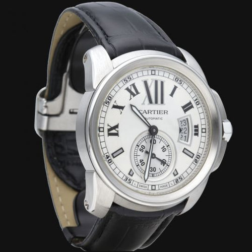 Montre Cartier Calibre - Montre automatique en acier 58 Facettes MT47656