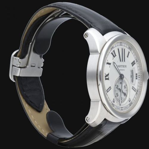 Montre Cartier Calibre - Montre automatique en acier 58 Facettes MT47656