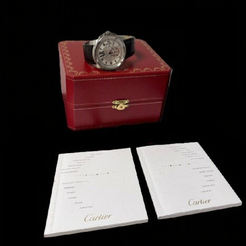 Montre Cartier Calibre - Montre automatique en acier 58 Facettes MT47656