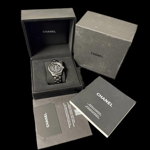 Montre Chanel J-12 GMT - Montre en céramique 58 Facettes MT47548