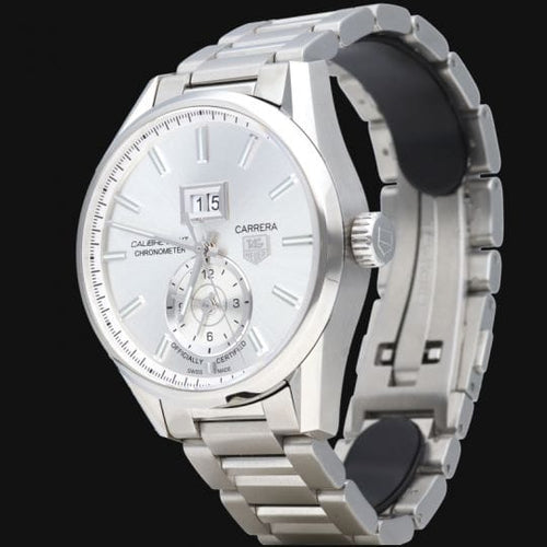 TAG Heuer Carrera - Montre Calibre 8 GMT en acier 58 Facettes MT47570