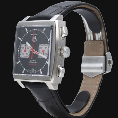 TAG Heuer Monaco - Montre chronographe Calibre 12 en acier 58 Facettes MT47420