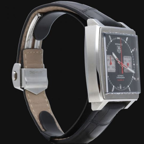 TAG Heuer Monaco - Montre chronographe Calibre 12 en acier 58 Facettes MT47420