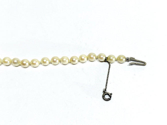Collier de perles de culture et argent 58 Facettes 1809544