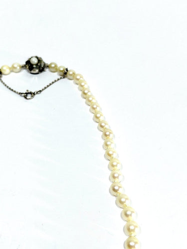Collier de perles de culture et argent 58 Facettes 1809544