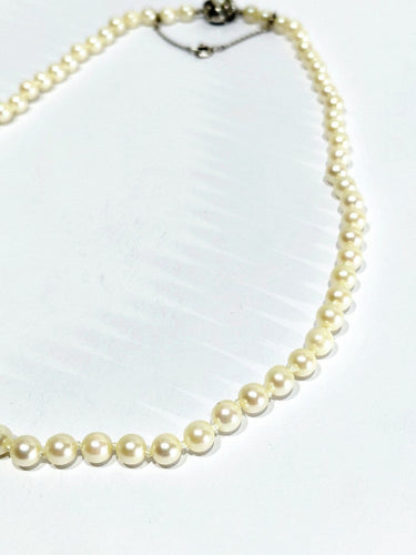 Collier de perles de culture et argent 58 Facettes 1809544