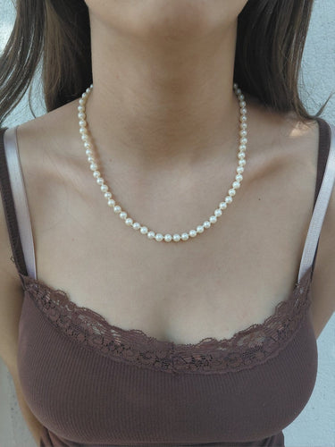 Collier de perles de culture et argent 58 Facettes 1809544