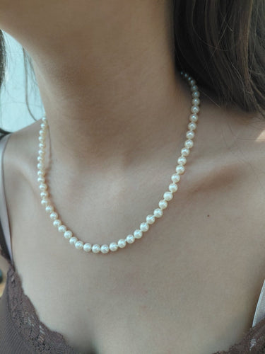 Collier de perles de culture et argent 58 Facettes 1809544
