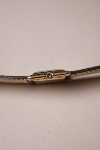 Cartier Tank Must - Montre grand modèle en vermeil 58 Facettes MONTRE-017