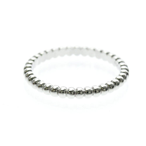 50 Van Cleef & Arpels Perlée - Bague en or blanc 18K 58 Facettes ymxy5ewl8g