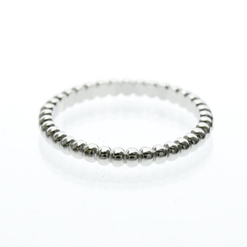 50 Van Cleef & Arpels Perlée - Bague en or blanc 18K 58 Facettes ymxy5ewl8g