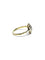 53 Bague en or jaune et or blanc 18 carats et diamants taille rose 58 Facettes 1809863