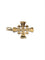 Pendentif Croix de Jérusalem - Pendentif en or rose 18 carats 58 Facettes 1809874