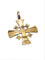 Pendentif Croix de Jérusalem - Pendentif en or rose 18 carats 58 Facettes 1809874