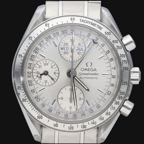 Montre Omega Speedmaster - Montre Day-Date Chronograph en acier 58 Facettes MT47300