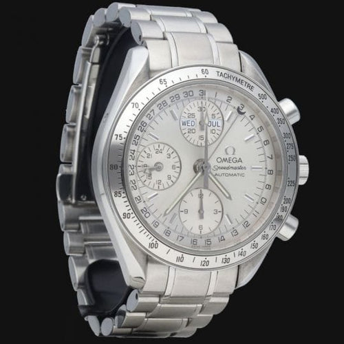 Omega Speedmaster - Montre Day-Date Chronograph en acier 58 Facettes MT47300