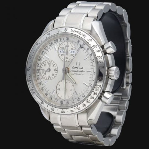 Omega Speedmaster - Montre Day-Date Chronograph en acier 58 Facettes MT47300