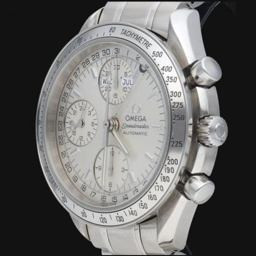 Omega Speedmaster - Montre Day-Date Chronograph en acier 58 Facettes MT47300