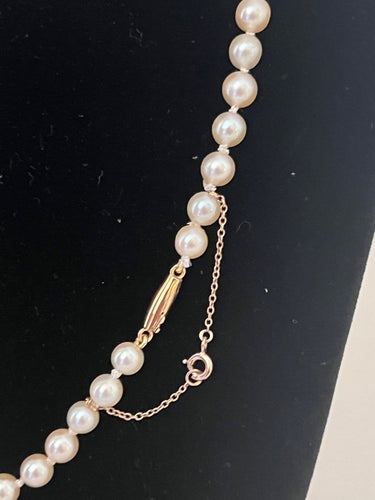 Collier en chute 67 perles Akoya en or 18K 58 Facettes 935