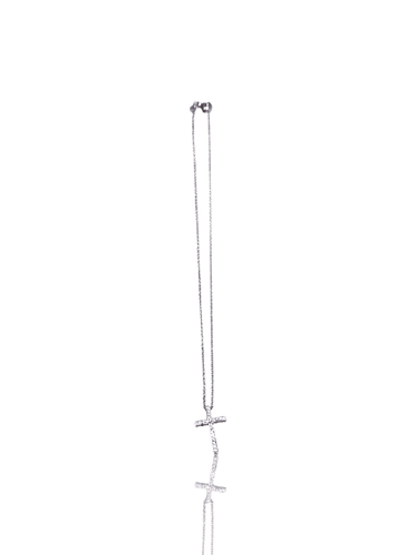 Pasquale Bruni - Collier croix en or blanc 18k et diamants 58 Facettes 60024086