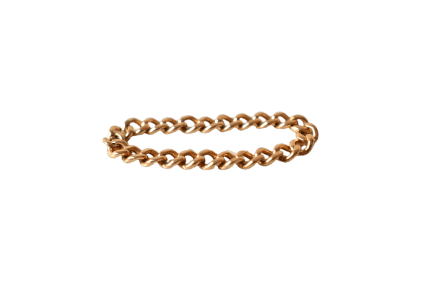 Bague chaîne maille gourmette