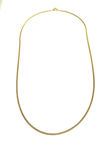 Chaîne gourmette en or jaune 18 carats 58 Facettes 1810206