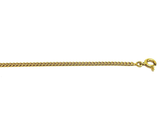 Chaîne gourmette en or jaune 18 carats 58 Facettes 1810206