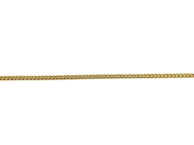 Chaîne gourmette en or jaune 18 carats 58 Facettes 1810206