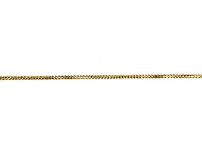 Chaîne gourmette en or jaune 18 carats 58 Facettes 1810206