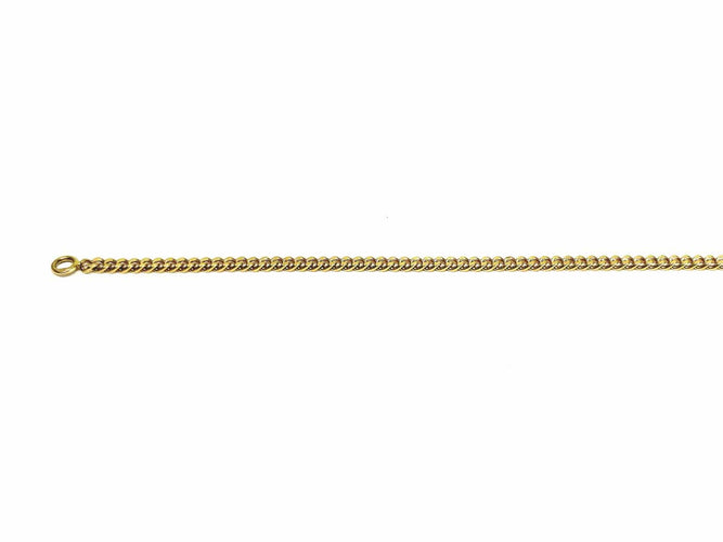 Chaîne gourmette en or jaune 18 carats 58 Facettes 1810206