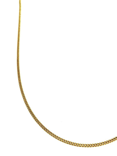 Chaîne gourmette en or jaune 18 carats 58 Facettes 1810206