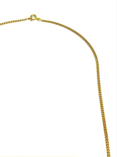 Chaîne gourmette en or jaune 18 carats 58 Facettes 1810206