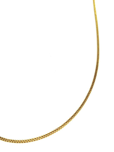 Chaîne gourmette en or jaune 18 carats 58 Facettes 1810206