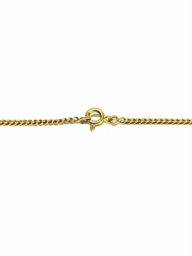 Chaîne gourmette en or jaune 18 carats 58 Facettes 1810206