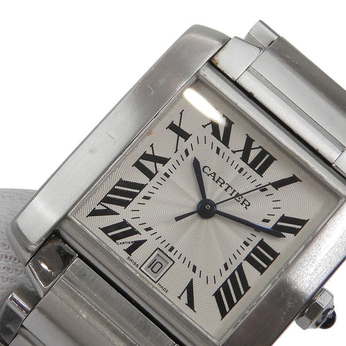 Cartier Tank Française - Montre automatique en acier 58 Facettes qx7b5fo8vh