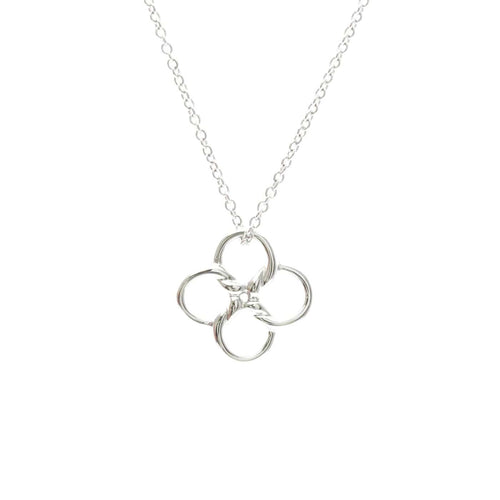 Tiffany & Co. Elsa Peretti - Pendentif Quadrifoglio en platine 58 Facettes kc9w59s26k