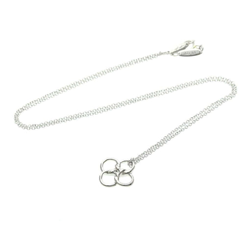 Tiffany & Co. Elsa Peretti - Pendentif Quadrifoglio en platine 58 Facettes kc9w59s26k