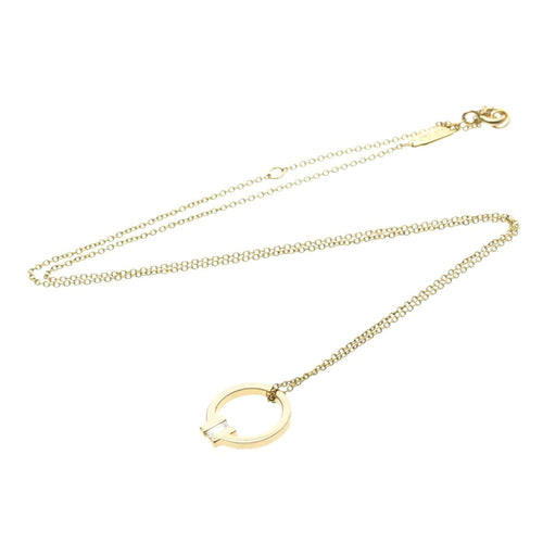 Tiffany & Co. T Circle - Pendentif en or rose et diamant 58 Facettes tlnadeqnyz