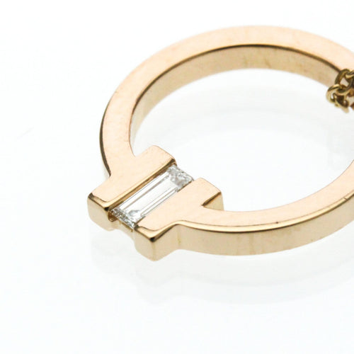 Tiffany & Co. T Circle - Pendentif en or rose et diamant 58 Facettes tlnadeqnyz