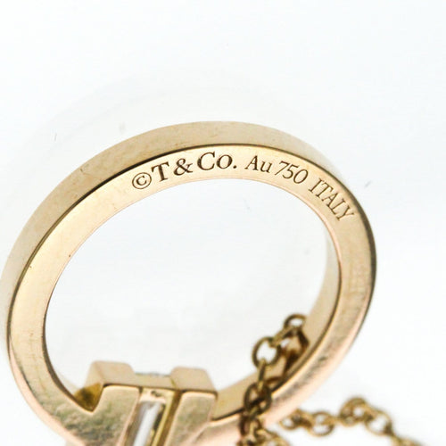 Tiffany & Co. T Circle - Pendentif en or rose et diamant 58 Facettes tlnadeqnyz