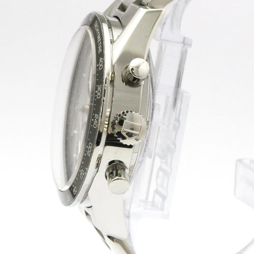 Tag Heuer Carrera - Montre chronographe automatique en acier 58 Facettes qnbi9autrq